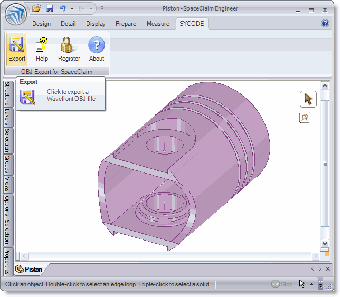 Imagen 0 para OBJ Export for SpaceClaim