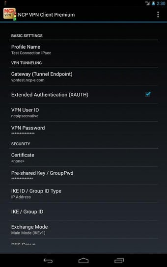 Imagen 3 para NCP VPN Client Premium