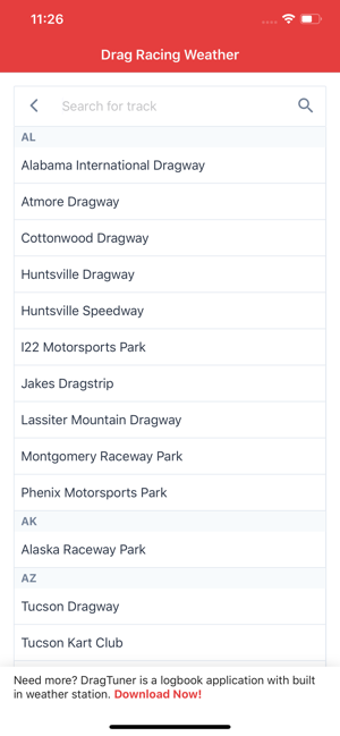 Image 0 for Drag Racing Weather Stati…