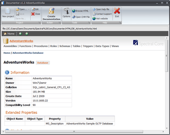 Image 0 for Documenter for SQL Server