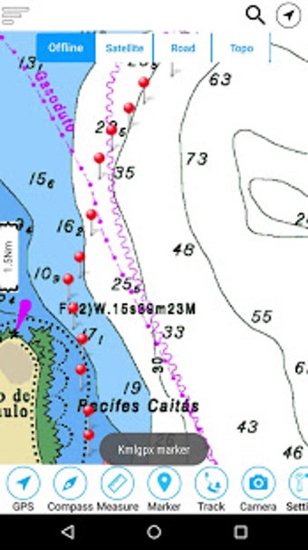 Imagen 3 para Red Sea Offline GPS Nauti…