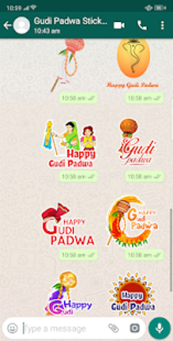 Imagen 3 para Gudi Padwa Stickers For W…
