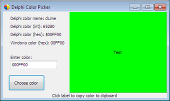 Imagen 0 para Delphi Color Picker