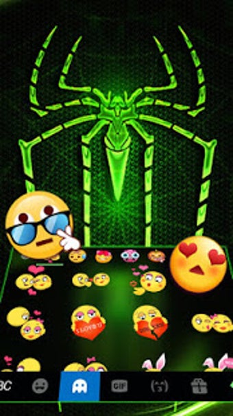 Image 0 for Neon Electric Spider Keyb…