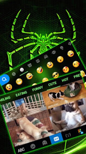 Image 3 for Neon Electric Spider Keyb…