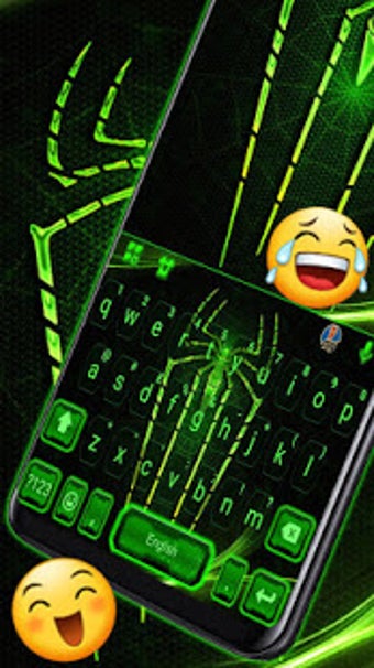 Image 1 for Neon Electric Spider Keyb…