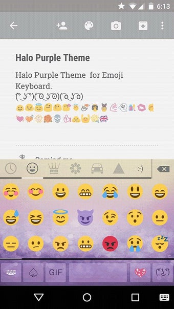 Image 0 for Halo Purple Emoji Keyboar…