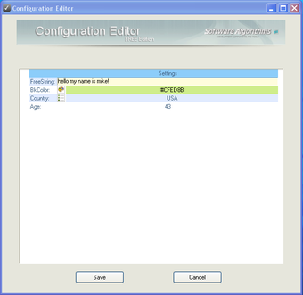 Image 0 for Configuration Editor