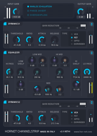 Imagen 0 para HoRNet ChannelStrip MK2