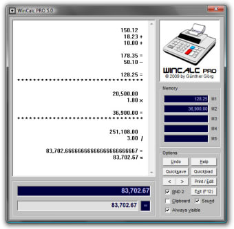 Image 0 for WinCalc Pro