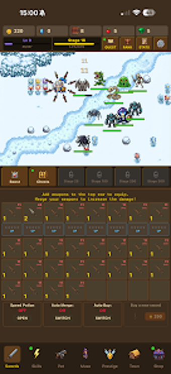 Image 0 for 1001 Swords: Pixel Idle R…