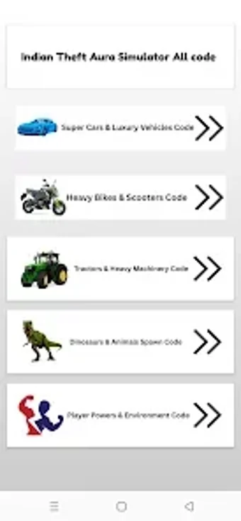 Image 0 for Indian Theft Auto All Cod…