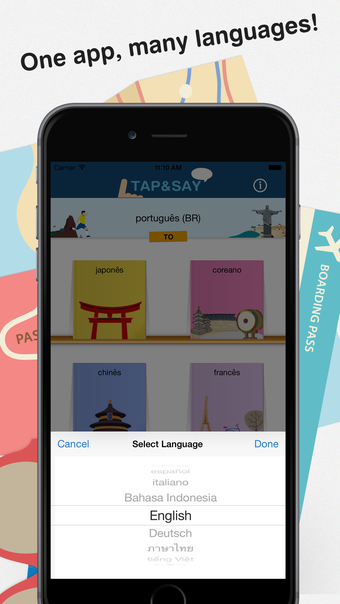 Imagen 0 para Tap & Say - Speak Phrase …