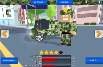 Image 2 for Blocky Army City Rush Rac…