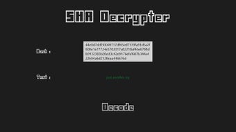 Image 0 for SHA Decrypter for Windows…