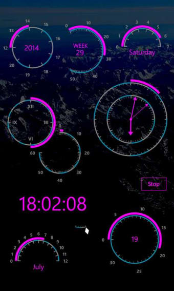 Image 3 for Modern Clock XIV for Wind…