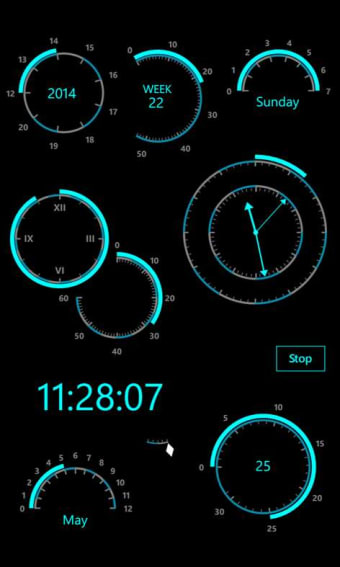 Image 0 for Modern Clock XIV for Wind…