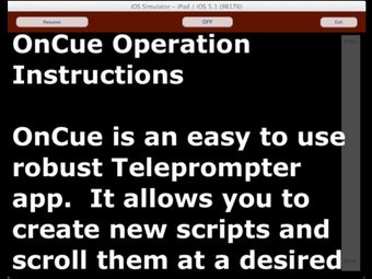 Image 7 for OnCue Prompter