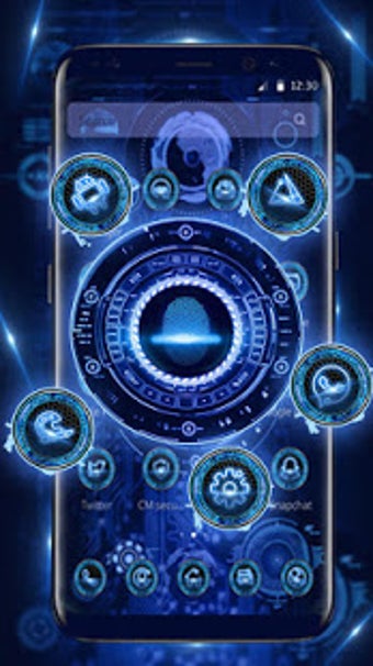 Image 3 for Finger print tech theme