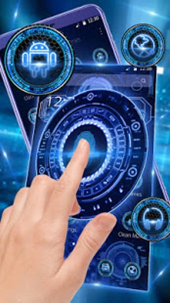 Image 0 for Finger print tech theme