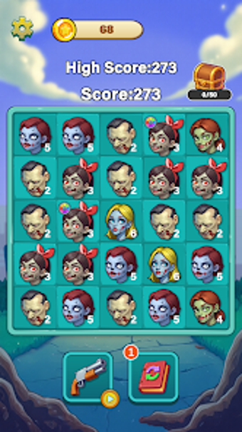 Image 0 for Zombie Merge: Grid Mayhem