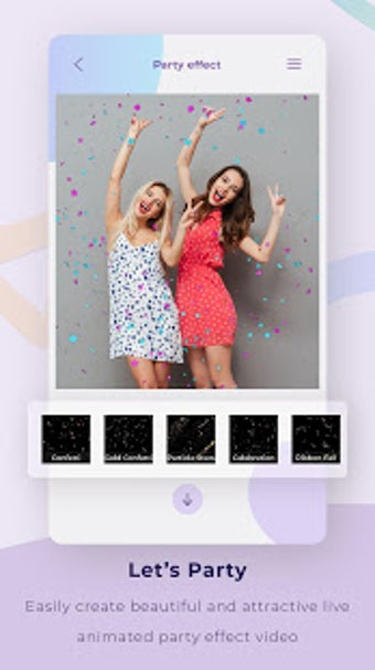 Imagen 1 para Party Effect Video Maker