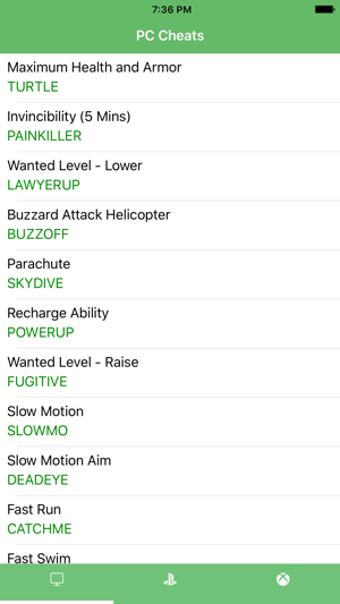 Image 0 for Cheats for Grand Theft Au…