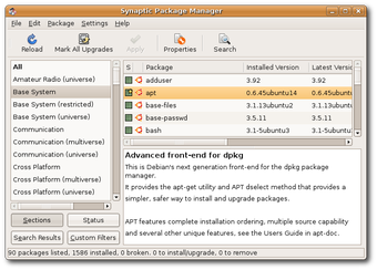 Image 0 for Synaptic for Linux