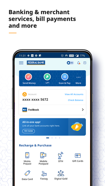 Imagen 0 para Federal Bank - FedMobile