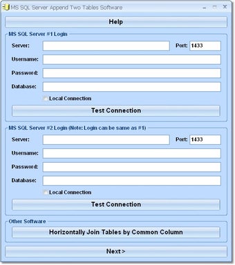 Image 0 for MS SQL Server Append Two …