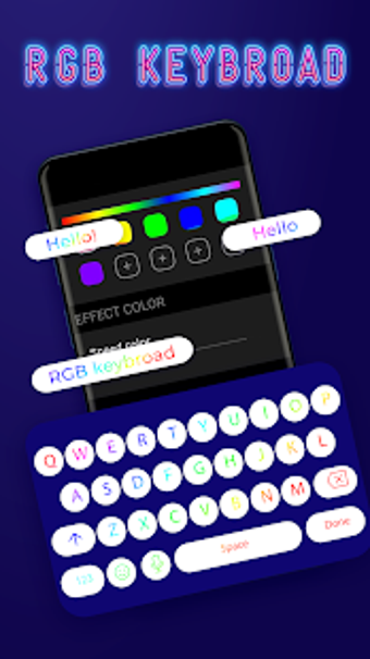 Imagen 2 para RGB Keyboard - Color Mech…
