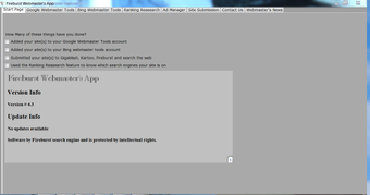 Image 0 for Fireburst Webmasters App