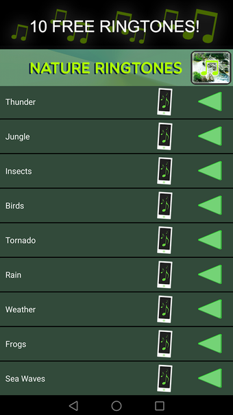 Imagen 0 para Nature Sounds Ringtones
