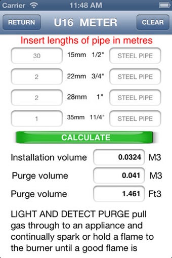 Imagen 0 para GB Gas Purging Calculator