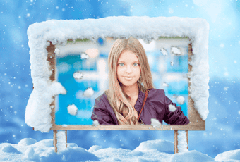 Image 0 for Frozen Winter Photo Frame…