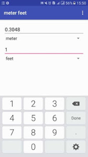 Image 2 for meters to feet to inches …