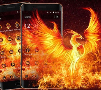 Image 1 for Fire Flaming Phoenix Them…