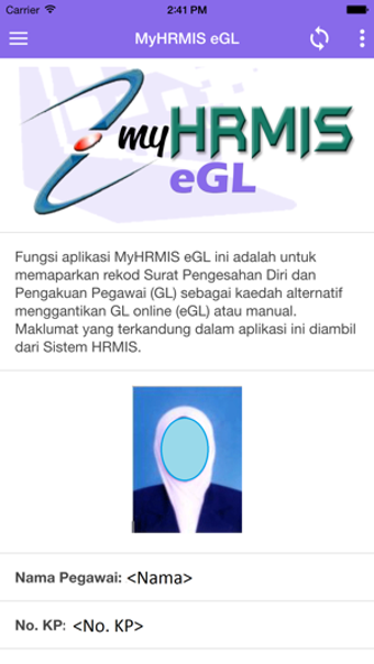Image 2 for MyHRMIS eGL