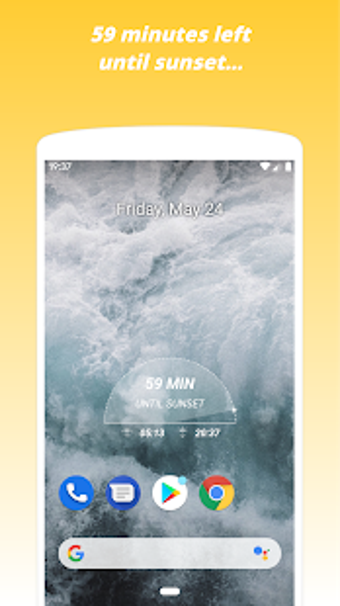 Imagen 1 para Sunnytimes Widget - Sunri…
