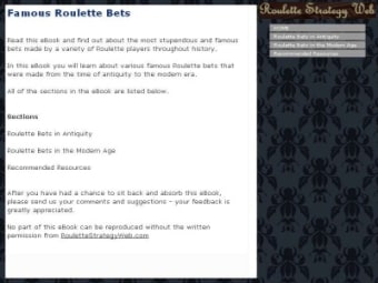 Image 0 for Famous Roulette Bets