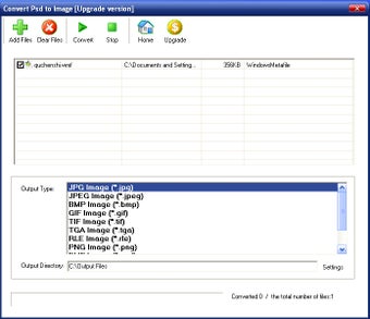Image 0 for Convert PSD to Image