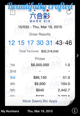 Image 0 for Mark Six Results