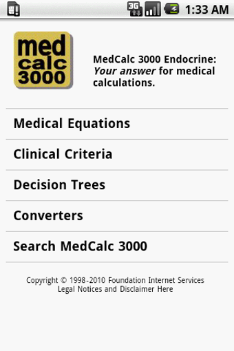 Imagen 1 para MedCalc 3000 Endocrine