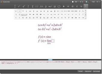 Image 0 for Daum Equation Editor