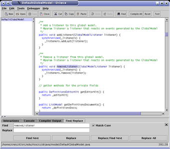 Image 0 for DrJava for Linux