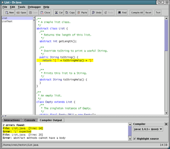 Image 1 for DrJava for Linux