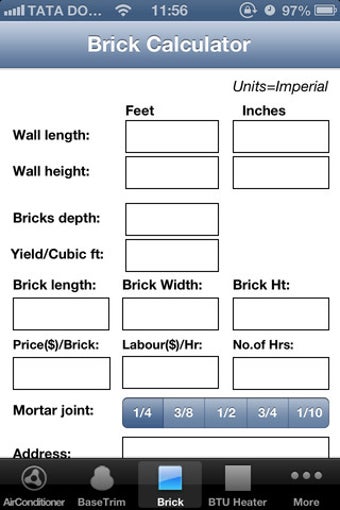 Image 0 for Brick Calculator