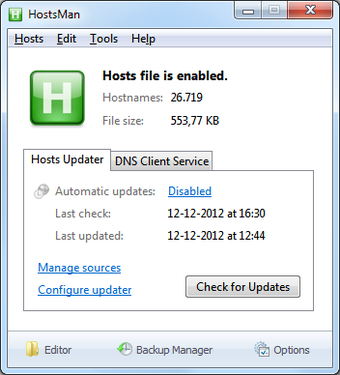 Image 0 for HostsMan Portable