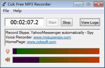 Image 0 for Cok Free MP3 Recorder