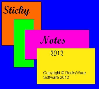 Image 0 for StickyNotes 2012
